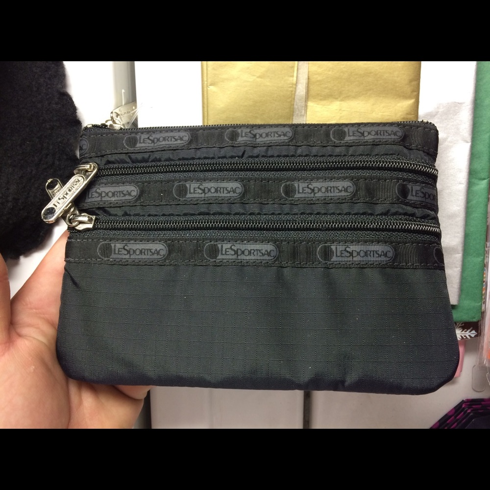 LeSportsac 3 pouch makeup bag